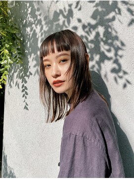 ソワ オモテサンドウ(SOIE OMOTESANDO) 【SOIE】パープルアッシュで透明感抜群スタイル