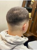 0mm～ボウズフェード　新橋　理容室　床屋　日比谷　内幸町　