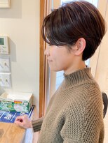 オーシャン(Ocean)&nbsp;刈り上げショート/ハンサムショート/白髪ぼかしハイライト