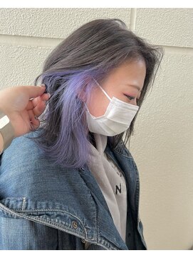 クラウドヘアー 東照宮店 インナーカラー