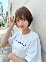 レイリー 原宿 表参道(Rayreee)&nbsp;可愛い丸みショートボブ/ショコラベージュ