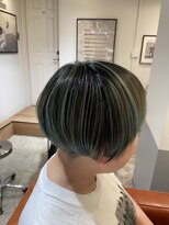 ヘアーワークス ヘルム 渋谷店(HAIR WORKS HELM)&nbsp;逆スイカハイライト☆