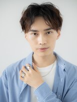 モッズヘアメン 札幌月寒店(mod's hair men)&nbsp;センターパートで爽やかな印象！ラフマッシュパーマ