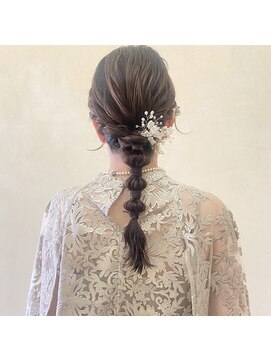 インサイドアウト(IN SIDE OUT+) 玉ねぎアレンジ / 結婚式セット / 編みおろし【IN SIDE OUT＋】