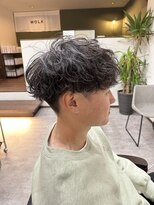 ウォルク(WOLK)&nbsp;刈り上げマッシュ/波巻きパーマ/波巻きスパイラル
