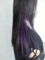 シュク 高円寺(SYUK)&nbsp;加藤【高円寺】インナーカラー/パープル/ワンブリーチ/ロング