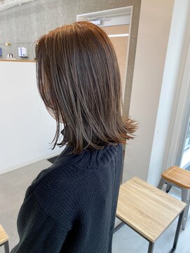 メルシー 福岡天神店(Merci) アッシュベージュ☆外ハネボブ