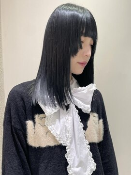 マイル 渋谷(mile) 髪質改善ストレート/ブルーブラック