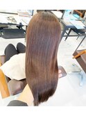 ベージュブラウン 髪質改善