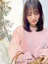 【Lomalia表参道】前髪ありセミディシアーカラーケアカラー