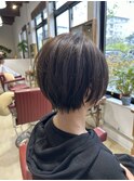 丸みショートボブ