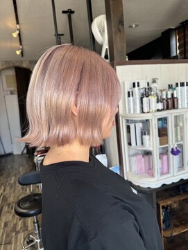 ヘアー リードレス(hair Re:dress) 大人可愛い透明感ダブルカラーミルクティーベージュ20代30代