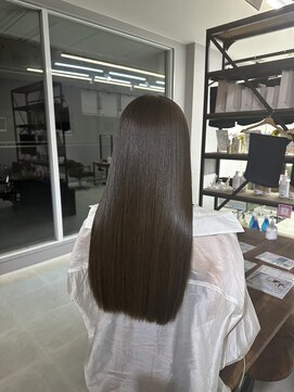 アン ビー(an B) 美髪_髪質改善カラー_オリーブベージュ