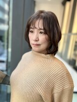小顔レイヤーボブ