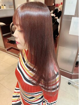 ネオリーブニコ 大井町店(Neolive Nico) 顔周りレイヤー　レイヤーヘア　暖色カラー