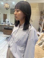 ネオリーブ アンド 渋谷店(Neolive &)&nbsp;渋谷/デジタルパーマ/チェリーブラウン/フェザーパーマ