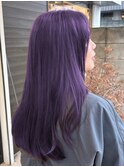パープルダブルカラーインナーカラーケアブリーチ