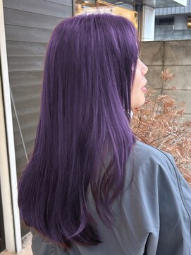 ラック 津田沼(LUCK) パープルダブルカラーインナーカラーケアブリーチ