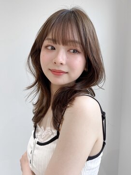 ロンドアンメゾン 原宿(Lond un Maison.) ミニウルフレイヤーカット顔周りカット前髪カット韓国ロング原宿