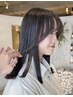 《平日限定》似合わせカット＋カラー(アルカリ除去)＋SOLASトリートメント
