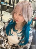 韓国発ハッシュカット×ホワイトベージュ