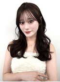 前髪顔まわり韓国ヘアレイヤーカットサイドバンク2wayバンク韓国