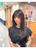 ロングレイヤー×艶カラー　【京橋・都島】