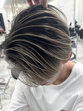 エトワール(ETOILE) メンズバレイヤージュカラー/メンズカット/センターパート