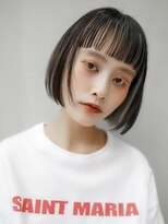 ギークス(GEEKS)&nbsp;【GEEKS渋谷】オン眉ボブ/アンブレラカラー/初ブリーチ/冬カラー