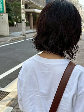 ヘアーブレイス(hair brace) 千葉駅/着物ヘア/大人ガーリー/ダークアッシュ/似合わせカット