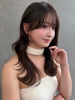 ロンドワン 三宮元町(Lond one) 韓国レイヤーカット/フェイスレイヤー/前髪/韓国風バング