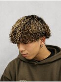 メンズパーマ×マッシュ｜スパイラルヘア