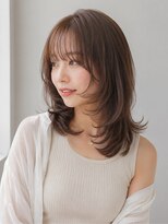 サンタフェ 日進岩崎台店(Santa'Fe)&nbsp;白髪ぼかし似合わせ/小顔カット/ミディアム/ハッシュカット