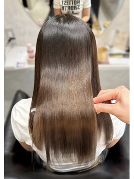 髪屋 紬 髪質改善ストレート