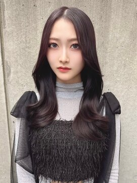 ディーバ 横浜(D.I.E.V.A) 20代30代40代韓国くびれレイヤーカットバイオレットブラウン