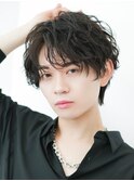 天神韓国風コンマヘア波巻きスパイラルパーマ