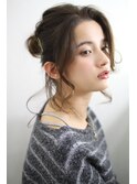 ラフでゆるふわアップスタイル 《下北沢ELICA》 道具朝美
