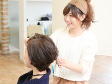 ヘア ニド(HAIR nido)の雰囲気（1人のスタイリストが仕上げまで担当するマンツーマンの施術）