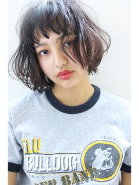 ブラン 天王寺(Blanc) 【Blanc/天王寺】切りっぱなしボブ＿オン眉＿s