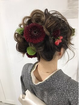 トータルビューティーサロン ディーグレース(TotalBeautySalon D.Grace)の写真/一生に一度の式の参列はD.Graceで!プロの技で着崩れせず過ごせるから安心◎訪問着/留袖/振袖どれも対応可☆