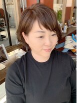 ルーファス 恵比寿 渋谷(Ruufus)&nbsp;40代大人女性ふわミディボブ【Ruufus恵比寿渋谷】31514