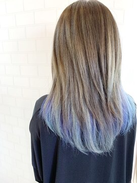 バーチ ウシワカマル(BIRCH ushiwakamaru) デザインデニムブルー