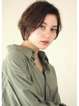 サーカス バイ ビュートリアム 青山(CIRCUS by BEAUTRIUM) 前髪長め 手入れ簡単 ニュアンス パーマ ショートボブ