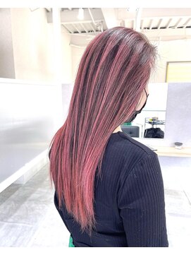 ヘアデザイン ゴドバン(Hair Design Gdobant) #バレイヤージュ#ハイライト#グラデーション#ピンクグレージュ