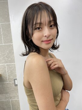 サンドシーン(sand scene) @abiru_sand[原宿表参道駅/ショコラベージュ/ボブルフ/カール]