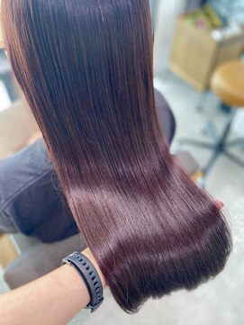 テラスヘアヴィラ 新潟駅南(TERRACEhairVilla) 【艶髪】プレミアムイルミナカラー使用!Cherry teaカラー◎