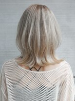 レクタ(RECTA)&nbsp;斜めバングレージュカラーデザインカラーシルキーベージュボブ4