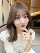 アフロートリノ(AFLOAT Leino)&nbsp;大人可愛い韓国くびれ　レイヤーカット　似合わせ顔まわりカット