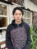 アンドピース and peace ショートパーマ