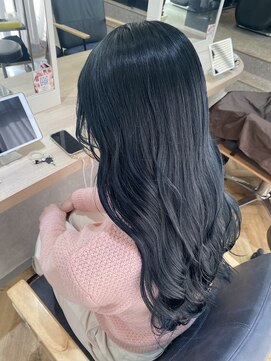 ジーナ 博多筑紫口(Zina) 韓国風カラー/ブルーブラック/グレージュカラー/Zina筑紫口店